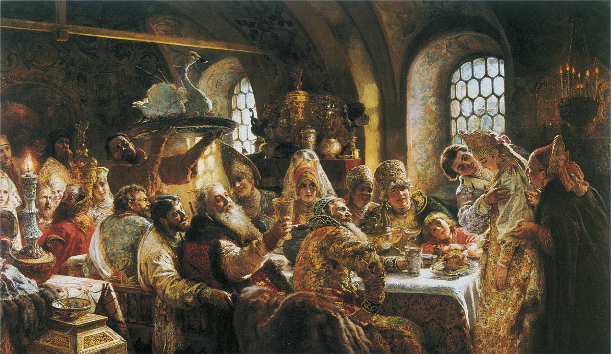 Konstantin Makovsky The Boyars' Wedding 1883 Fine Art Print