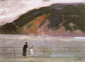 Joaquín Sorolla The Breakwater (San Sebastian) 1918 Fine Art Print