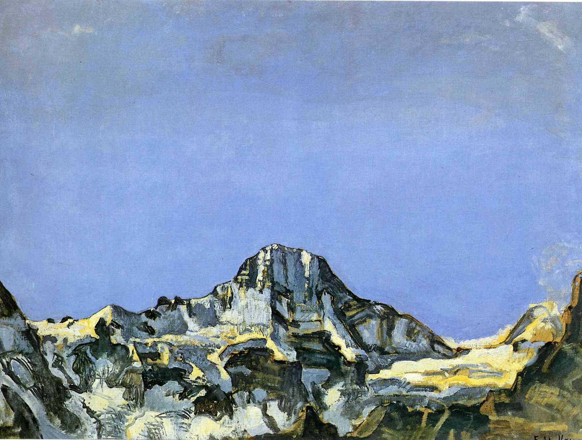 Ferdinand Hodler The Breithorn 1911 Fine Art Print