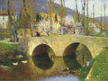 Henri Martin The Bridge at Labastide du Vert in Spring 1911 Fine Art Print