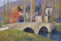 Henri Martin The Bridge in Labastide du Vert in Autumn 1905 Fine Art Print