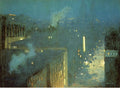 Julian Alden Weir Nocturne: Queensboro Bridge 1910 Fine Art Print