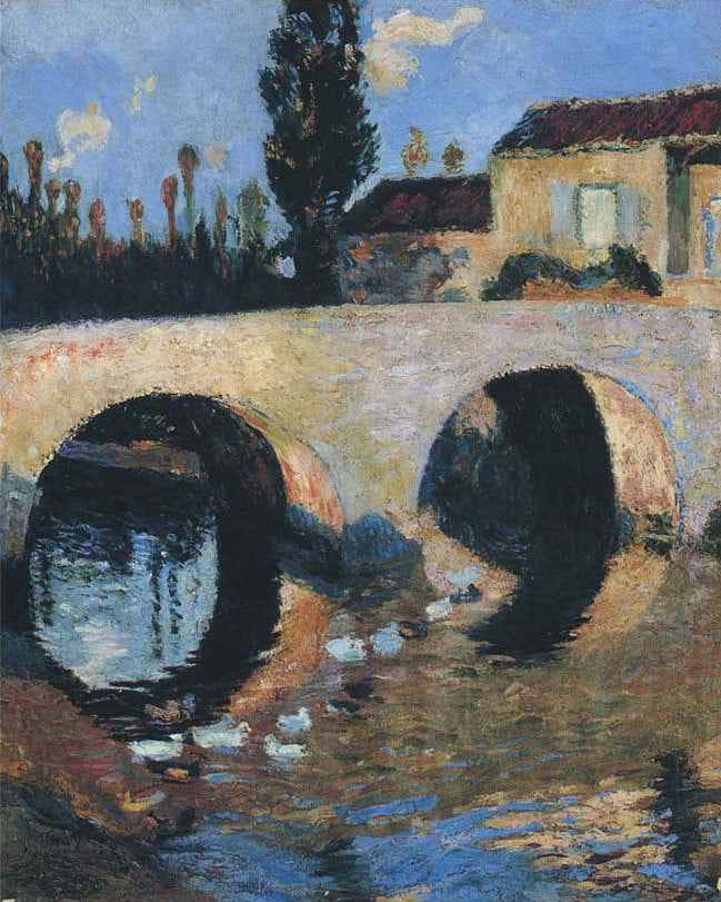 Henri Martin The Bridge on the River 1905 Fine Art Print