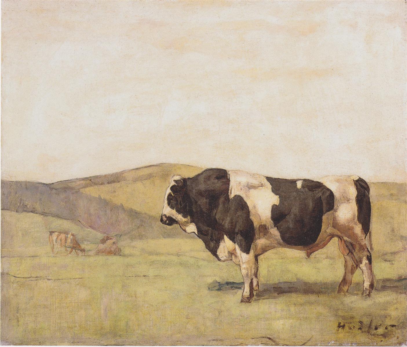 Ferdinand Hodler The bull 1878 Fine Art Print
