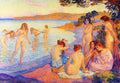 Theo van Rysselberghe The Burning Time 1897 Fine Art Print