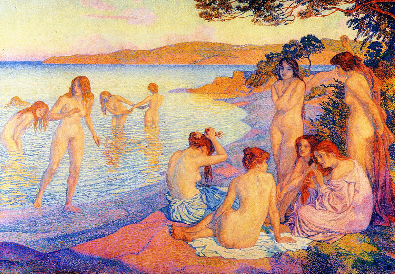 Theo van Rysselberghe The Burning Time 1897 Fine Art Print