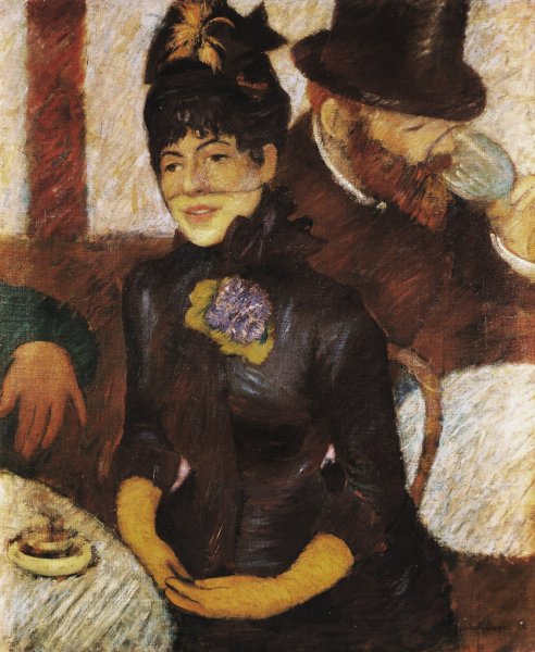 Federico Zandomeneghi The Café 1884 Fine Art Print