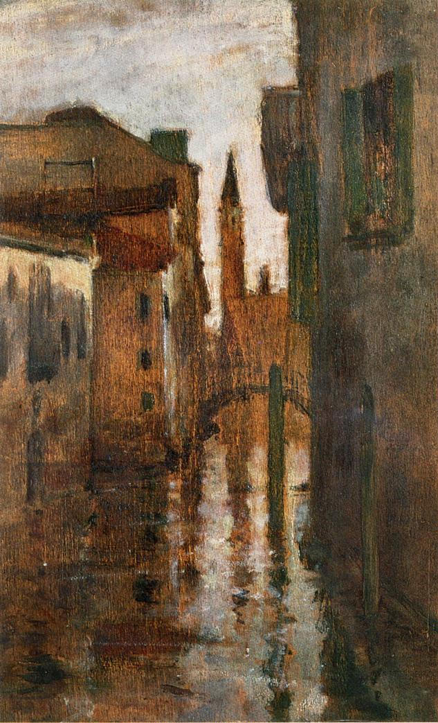 John Henry Twachtman The Campanile, Late Afternoon 1878 Fine Art Print