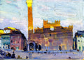 Clarence Gagnon The Campo, Sienne 1911 Fine Art Print