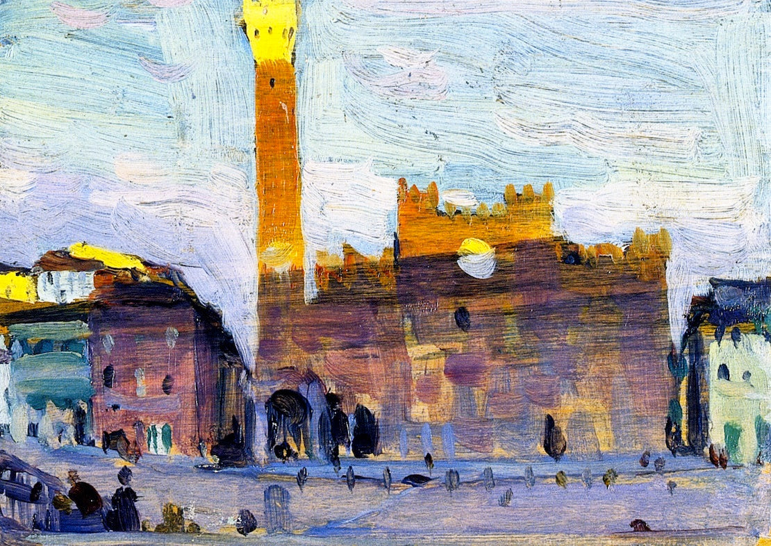 Clarence Gagnon The Campo, Sienne 1911 Fine Art Print
