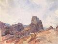 Rudolf von Alt The Castle of San Lorenzo in Ragusa 1840 Fine Art Print