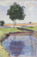 Ferdinand Hodler The chestnut trees 1889 Fine Art Print