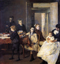 Theo van Rysselberghe The Children of Francois van Rysselberghe 1885 Fine Art Print