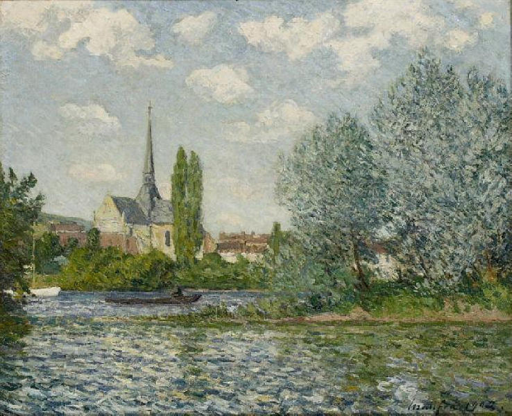 Maxime Maufra The Church at Little Andelys 1902 Fine Art Print