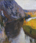 Henri Martin The Cliffs of Lot 1897 Fine Art Print