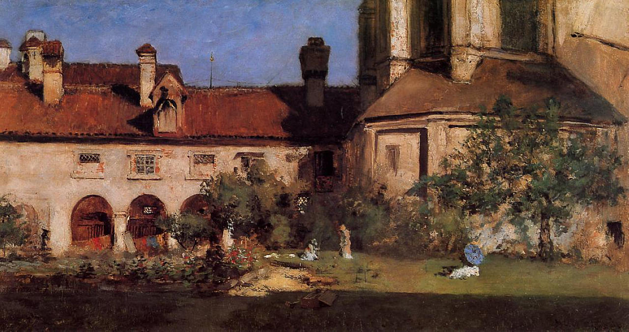 William Merritt Chase The Cloisters 1880 Fine Art Print