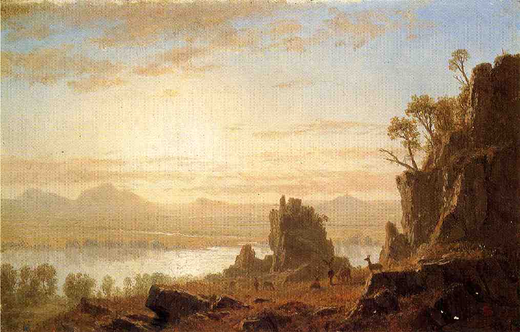 Albert Bierstadt The Columbia River, Oregon 1862 Fine Art Print
