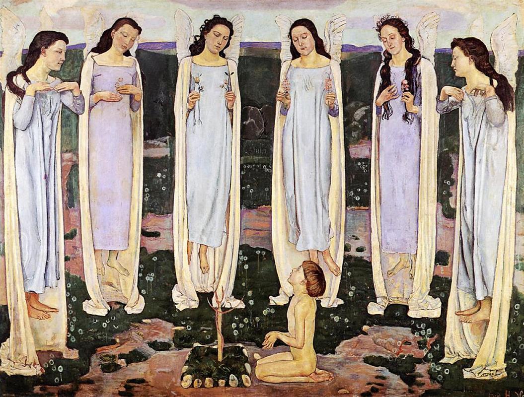 Ferdinand Hodler The Consecrated One 1903 Fine Art Print