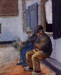 William Merritt Chase The Consultation 1880-1883 Fine Art Print