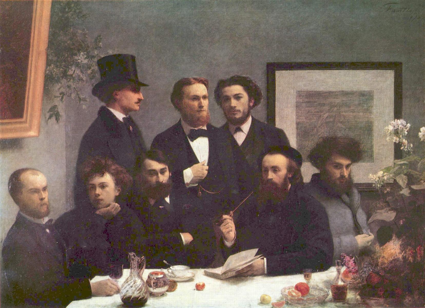 Henri Fantin-Latour The Corner of the Table 1872 Fine Art Print