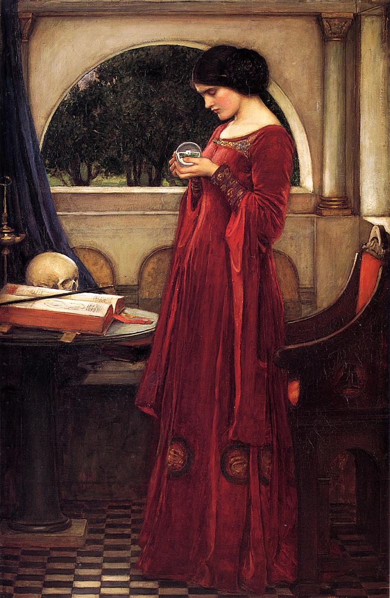 John William Waterhouse The Crystal Ball 1902 Fine Art Print