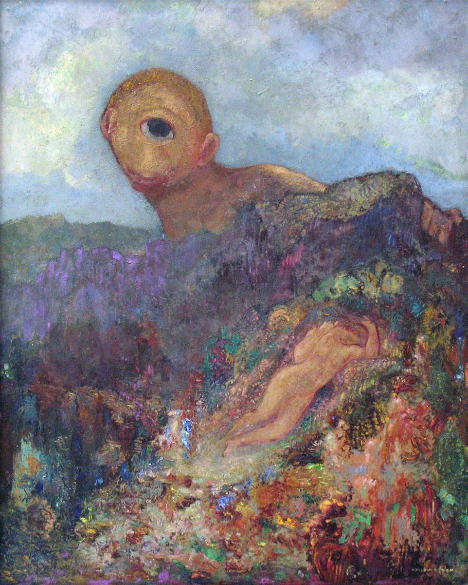 Odilon Redon The Cyclops 1898-1900 Fine Art Print