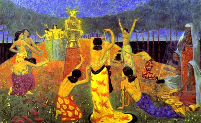 Paul Serusier The Daughters of Pelichtim 1908 Fine Art Print