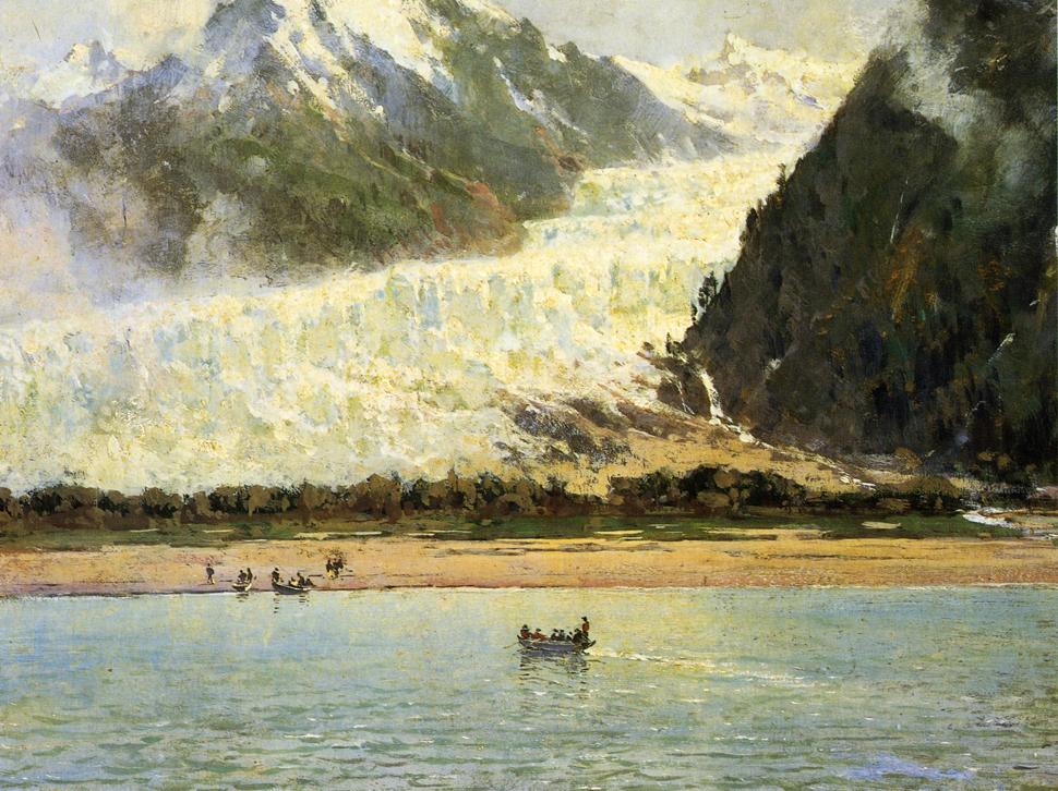 Thomas Hill The Davidson Glacier 1888 Fine Art Print