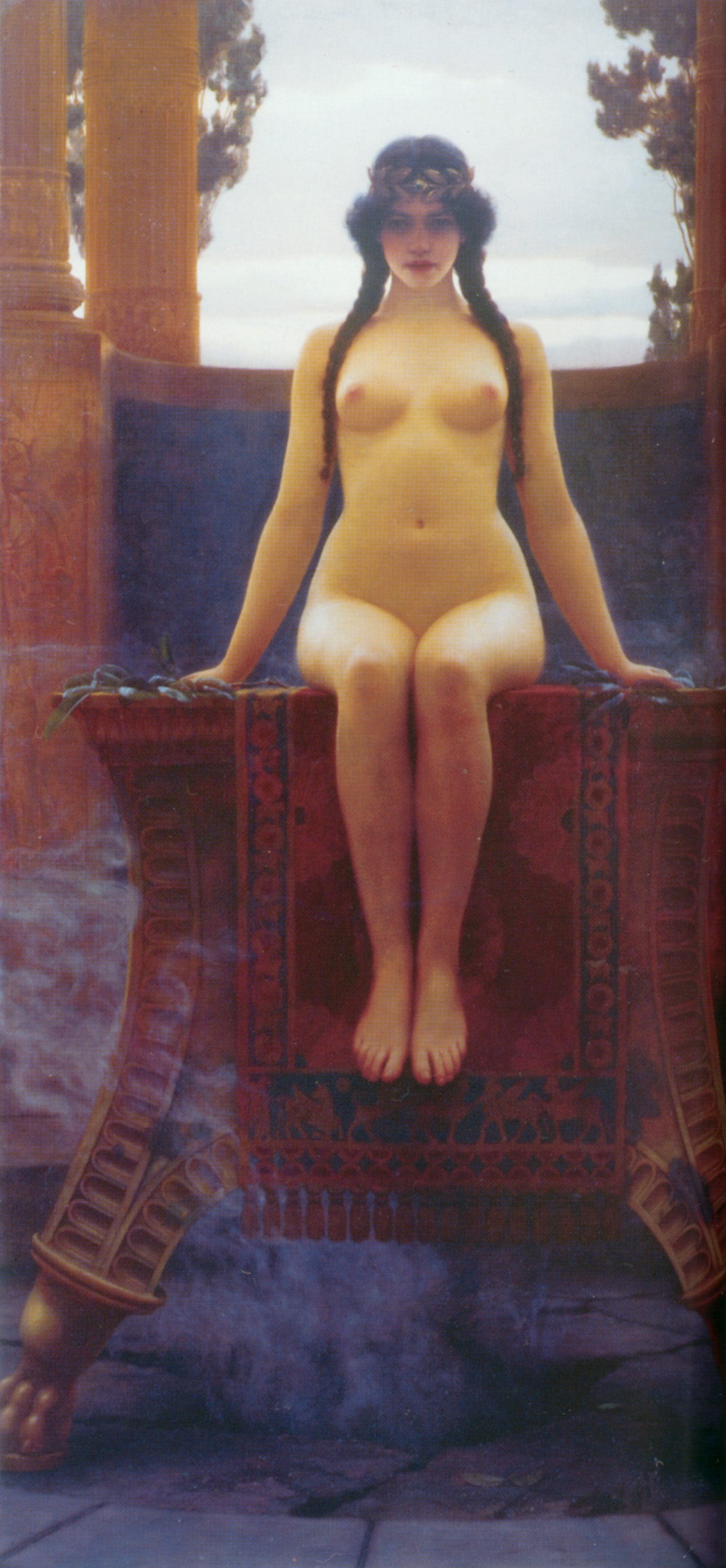 John William Godward The Delphic Oracle 1899 Fine Art Print