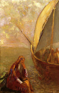 Odilon Redon The Departure 1906 Fine Art Print