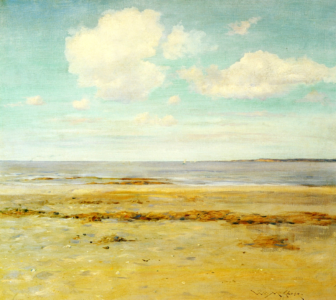 William Merritt Chase The Deserted Beach 1902 Fine Art Print