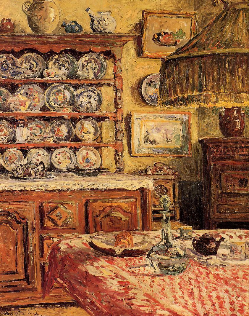 Maxime Maufra The Dining Room after Lunch 1914 Fine Art Print