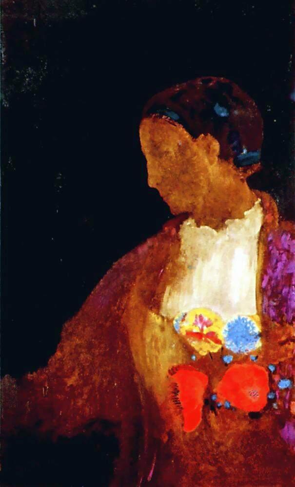 Odilon Redon The Doge's Wife 1900 Fine Art Print