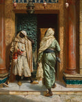 Rudolf Ernst The Dozing Guard 1880 Fine Art Print