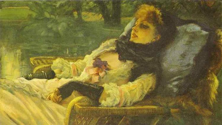 James Tissot The Dreamer 1871 Fine Art Print