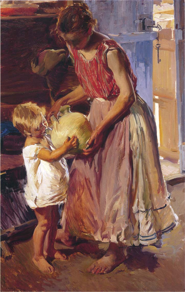 Joaquín Sorolla The Drinking Jug 1904 Fine Art Print