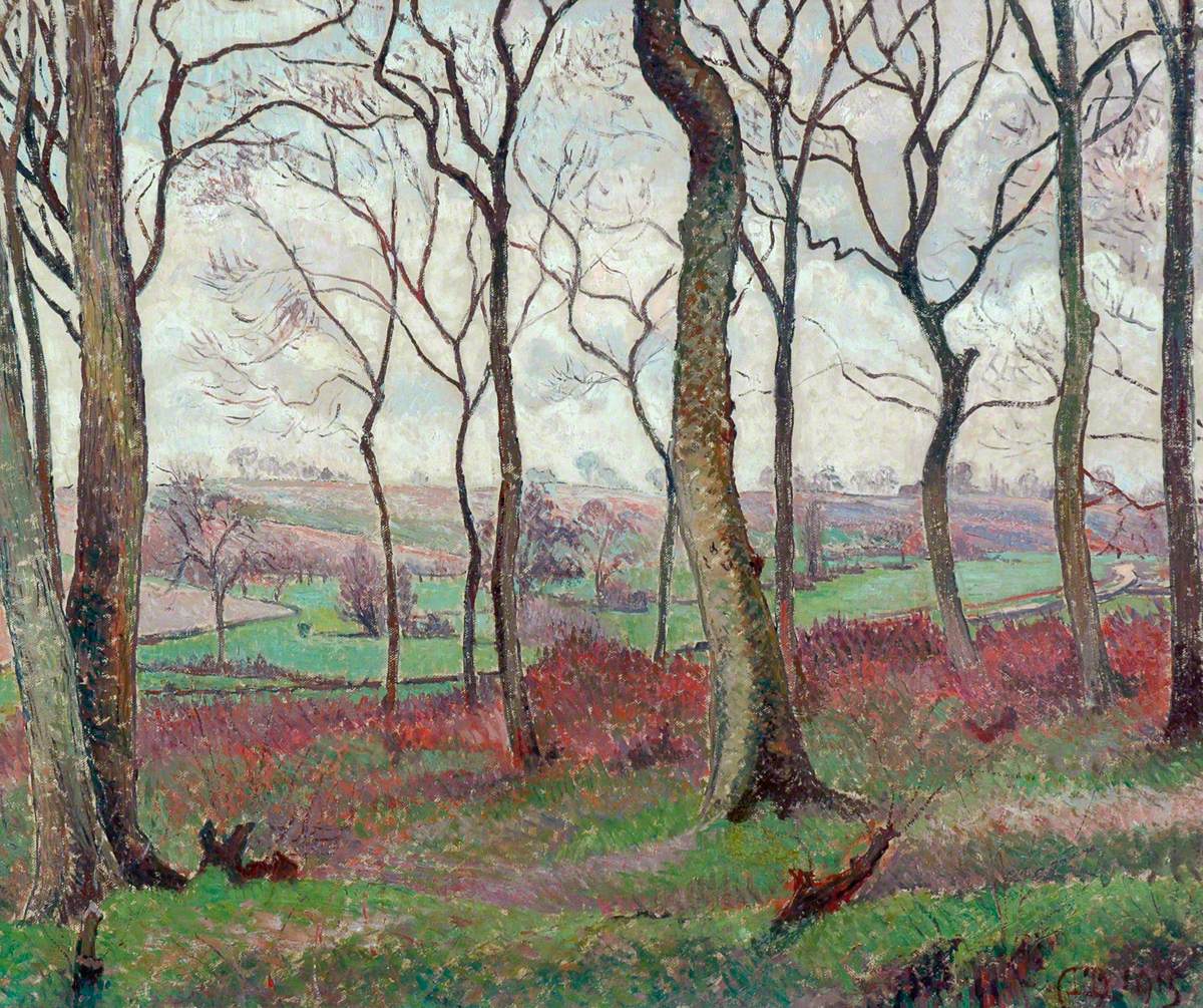 Lucien Pissarro The Dunmow Road from Tilty Wood 1915 Fine Art Print