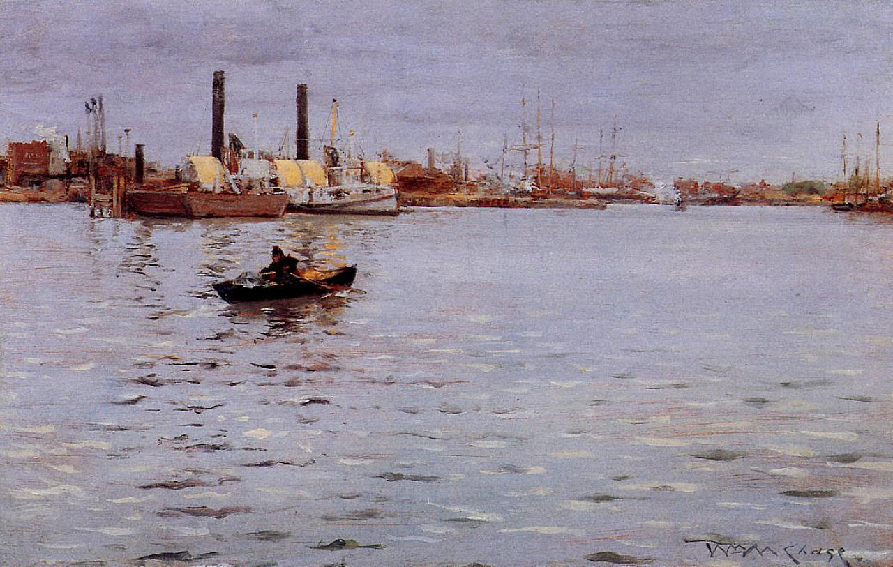 William Merritt Chase The East River 1886 Fine Art Print