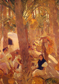 Joaquín Sorolla The Elche palm grove 1918 Fine Art Print