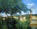 Julian Alden Weir The Factory Village 1897 Fine Art Print