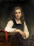William-Adolphe Bouguereau The Fair Spinner 1874 Fine Art Print