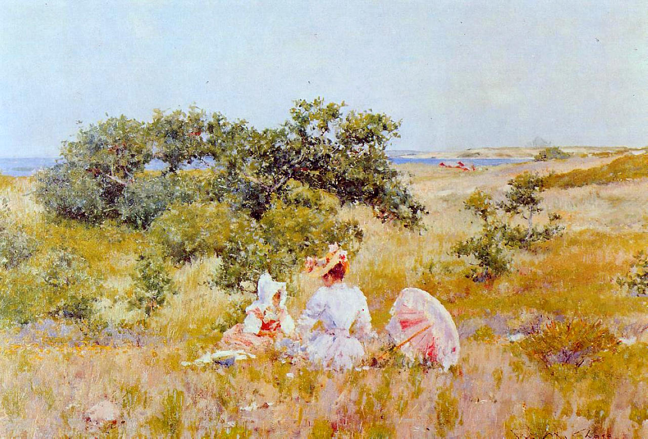 William Merritt Chase The Fairy Tale 1892 Fine Art Print