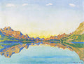 Ferdinand Hodler The fall in Silvaplana 1907 Fine Art Print