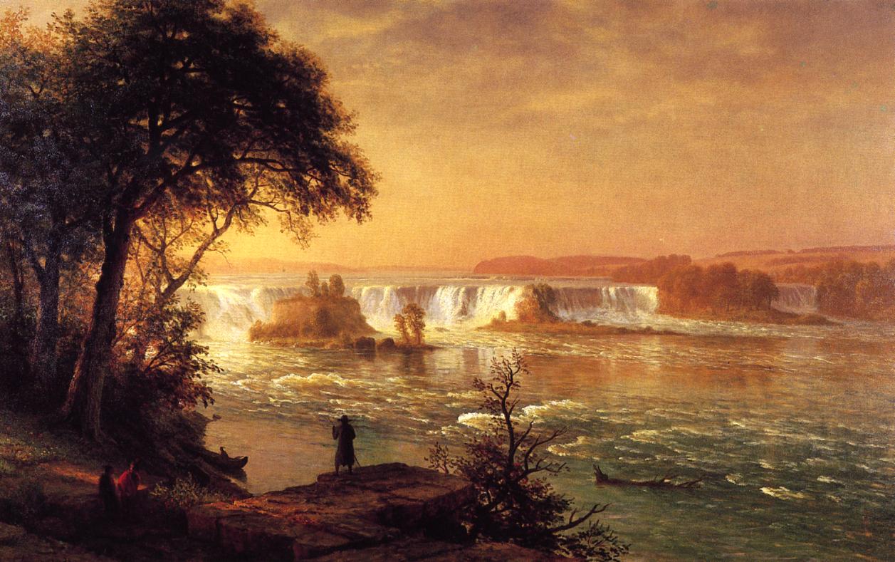 Albert Bierstadt The Falls of St. Anthony 1888-1887 Fine Art Print
