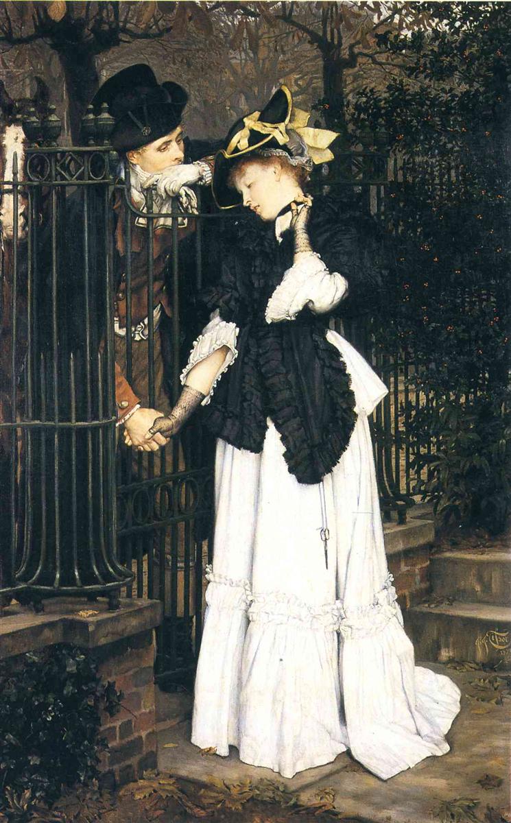 James Tissot The Farewell 1871 Fine Art Print