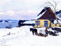Clarence Gagnon The Farm on the HIll 1913 Fine Art Print