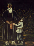 Niko Pirosmani Peasant and His Son 1908 Fine Art Print
