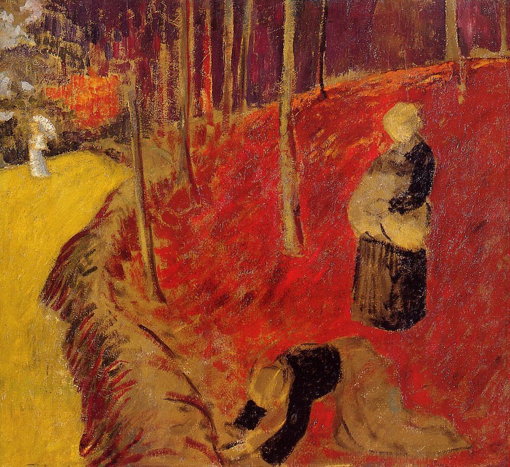 Paul Serusier The Fern Harvesters in the Boid d'Amour at Pont Aven 1910 Fine Art Print