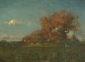 Willard Metcalf The Fire of Autumn 1877 Fine Art Print