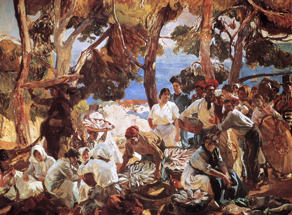 Joaquín Sorolla The Fish (Catalonia) 1915 Fine Art Print